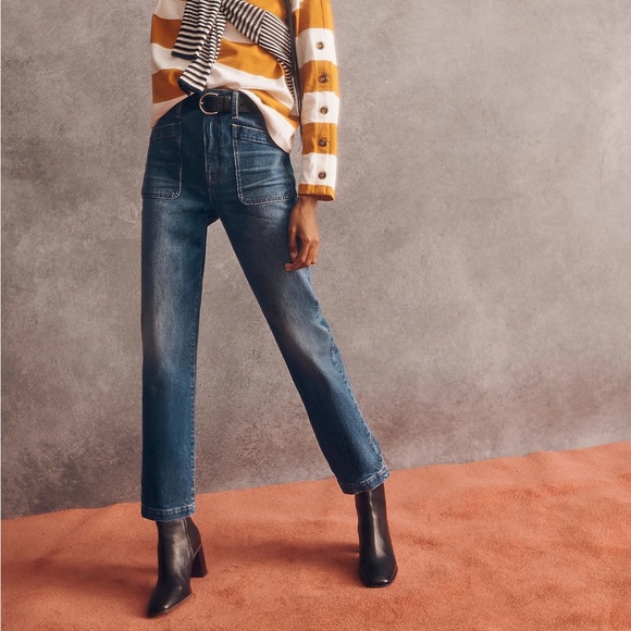 Classic Straight Full-Length Jeans in Marfield Wash: Surplus Pocket Edition 25 - Picture 5 of 16